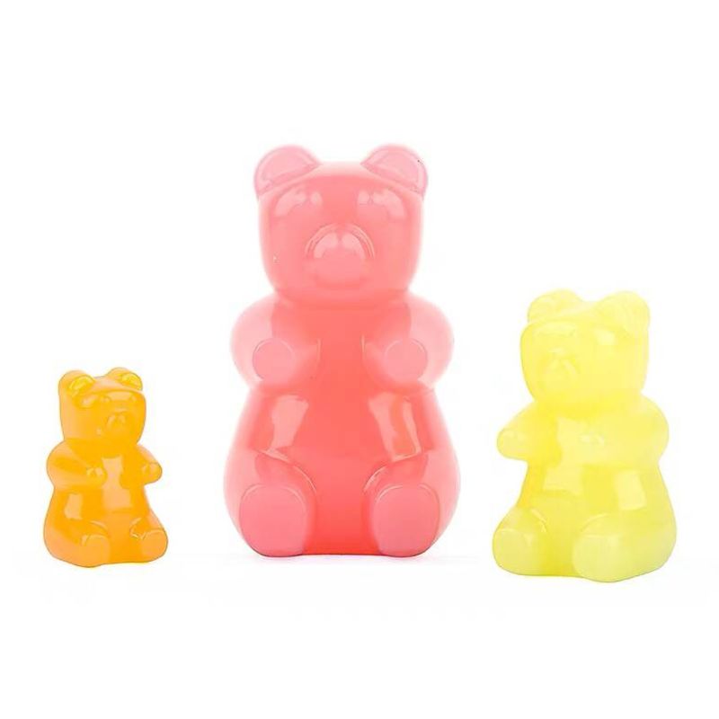 Gummy Candy - グミベアキャンディーシリコンモールド、ケーキ、チョコレート、フォンダン、レジンペンダント、DIYジュエリー