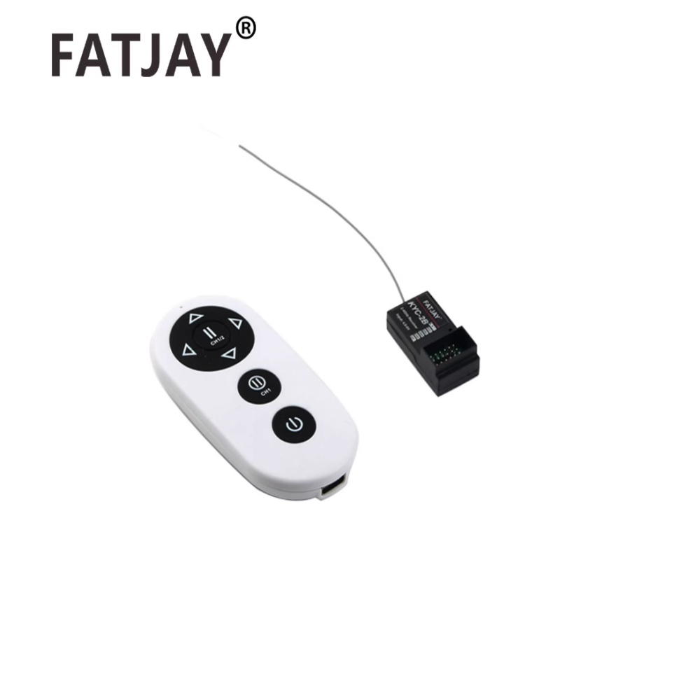 Nuts Mix - FATJAY KYC-2B 2.4G ミニワイヤレス片手リモコン 4チャンネル デュアルモーターミキシングコントロールモード調整可能