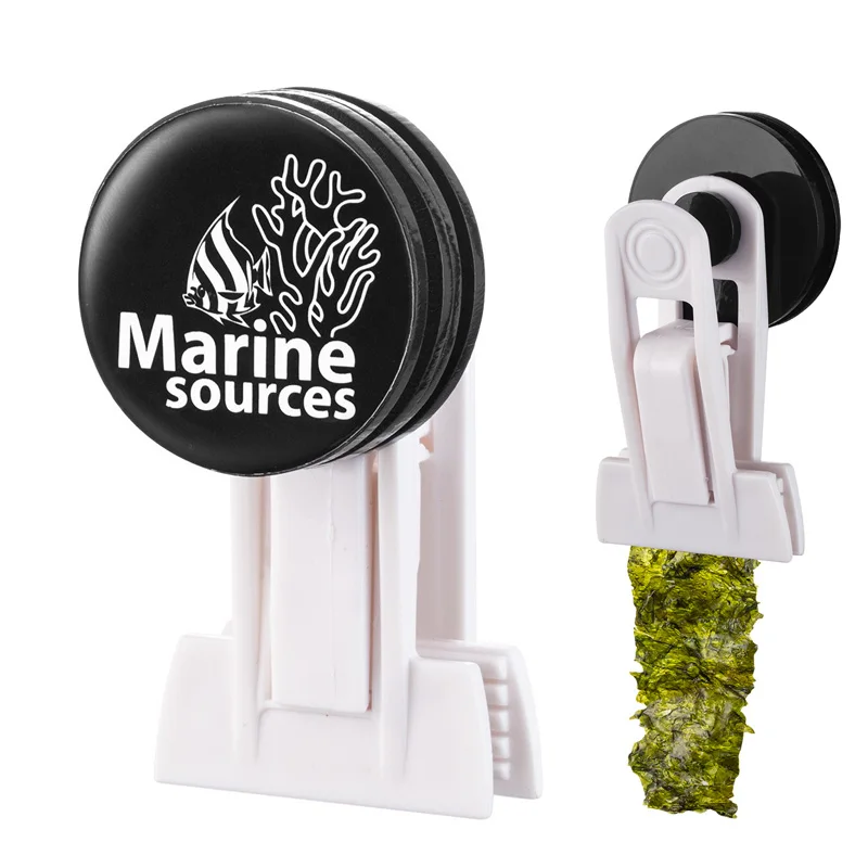 Seaweed Snack - 海洋ソース強力な磁気藻類給餌クランプクリップ水族館の水槽海藻用品野菜クリップ