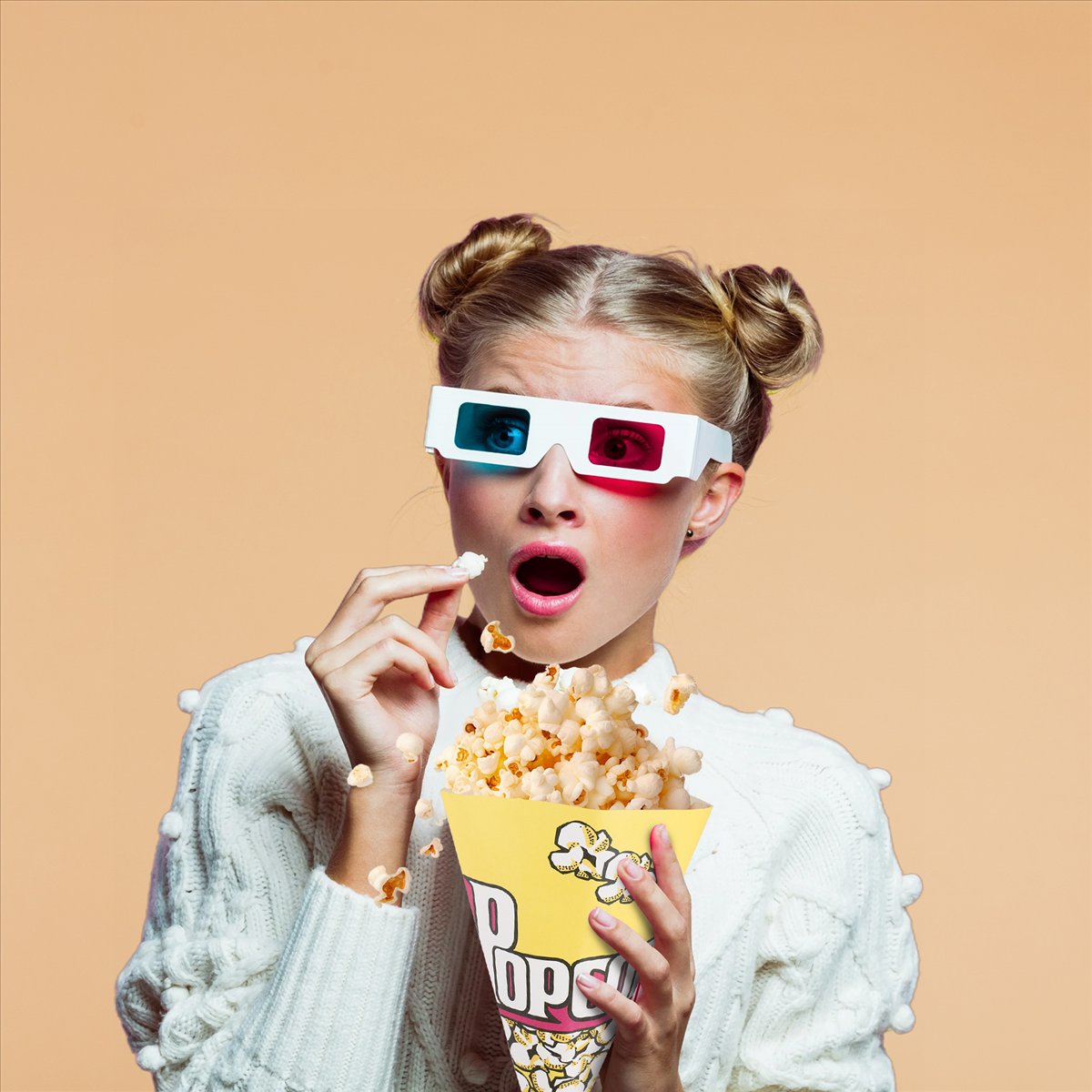 Popcorn - 【プロモーション】100X ポップコーンバッグ 紙袋 アーモンドポップコーン S