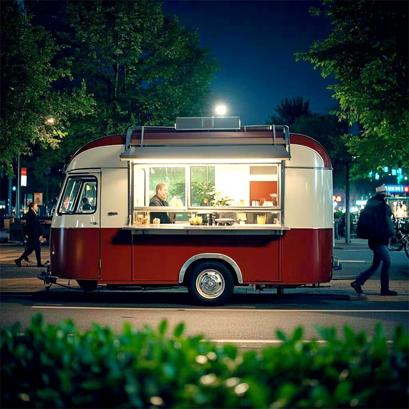 Food Snacks Catering - ポータブルモバイルフードカートトレーラー商業ケータリングキオスク屋外スナックバー設備
