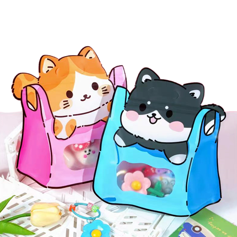 Chocolate Snack - 漫画のセルフシールスナックバッグ、つや消し窓、チョコレート、クッキー、キャンディーハンドバッグ、子供の日、子供の誕生日プレゼント