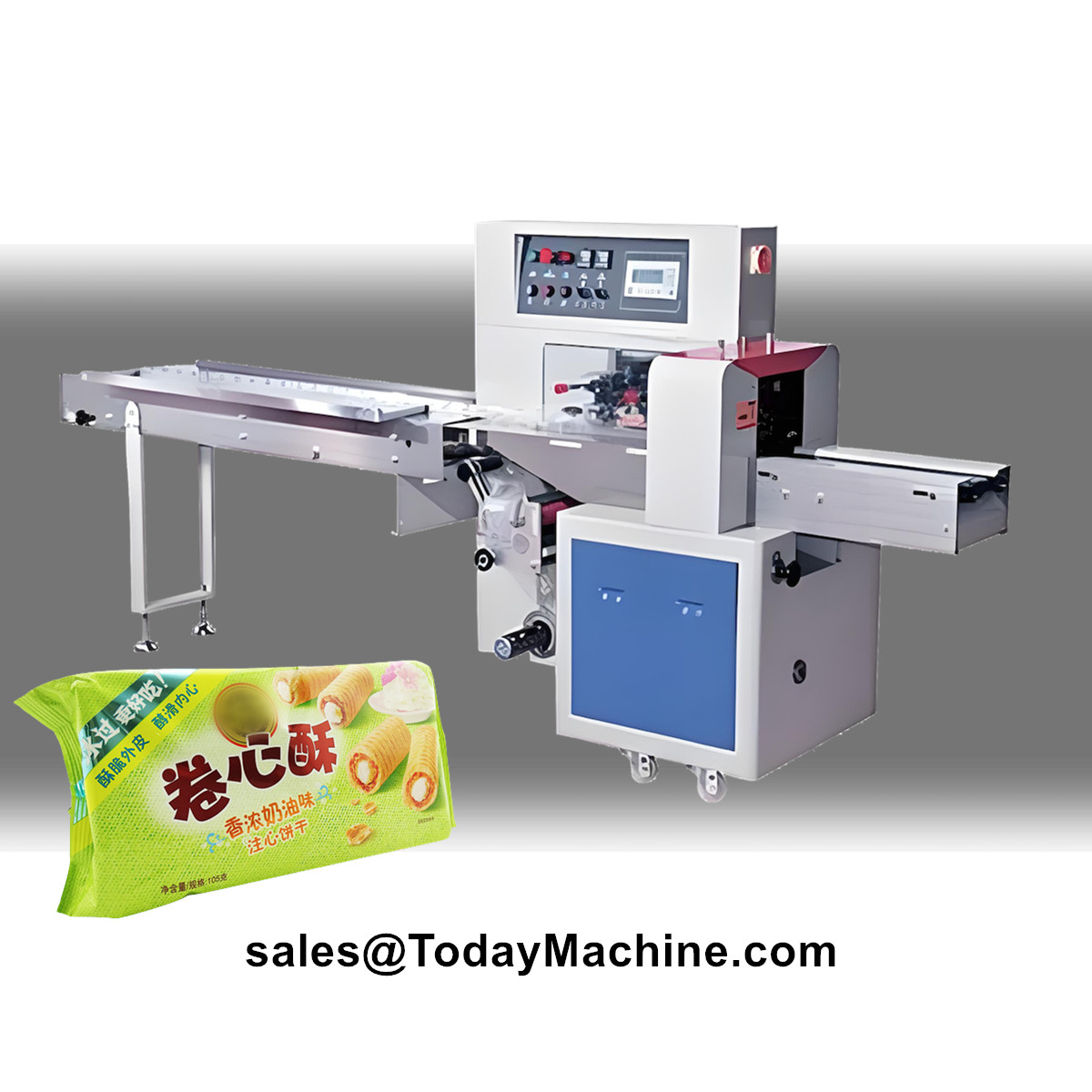 水平型ピローフローパック食品パンキャンディクッキースナック自 - Cookies Pack のレビューと価格