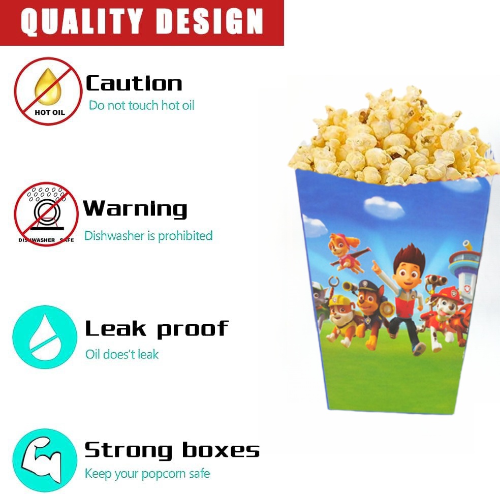 スカイ・パウ・パトロール ポップコーンボックス 誕生日パーテ - Popcorn のレビューと価格