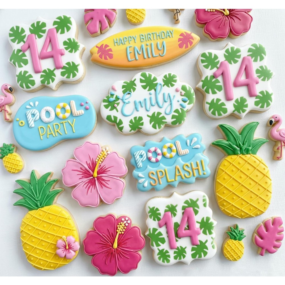 12個入りクッキーステンシルセット 花柄・果物柄・幾何学模様 - Cookies Pack のレビューと価格