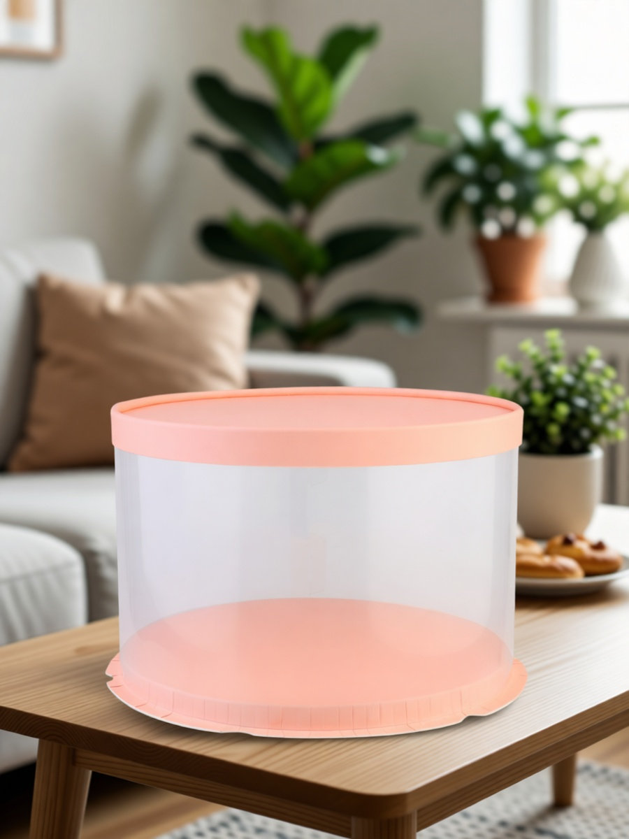 ケーキ箱1個、紙製の蓋付き、プラスチック製、丸型、結婚式用、 - Cookies Pack のレビューと価格