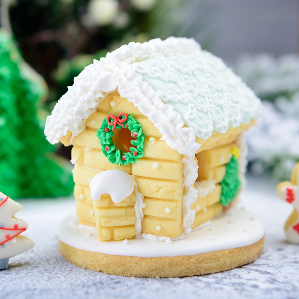 6個入りミニクリスマスジンジャーブレッドハウス型抜きセット  - Cookies Pack のレビューと価格