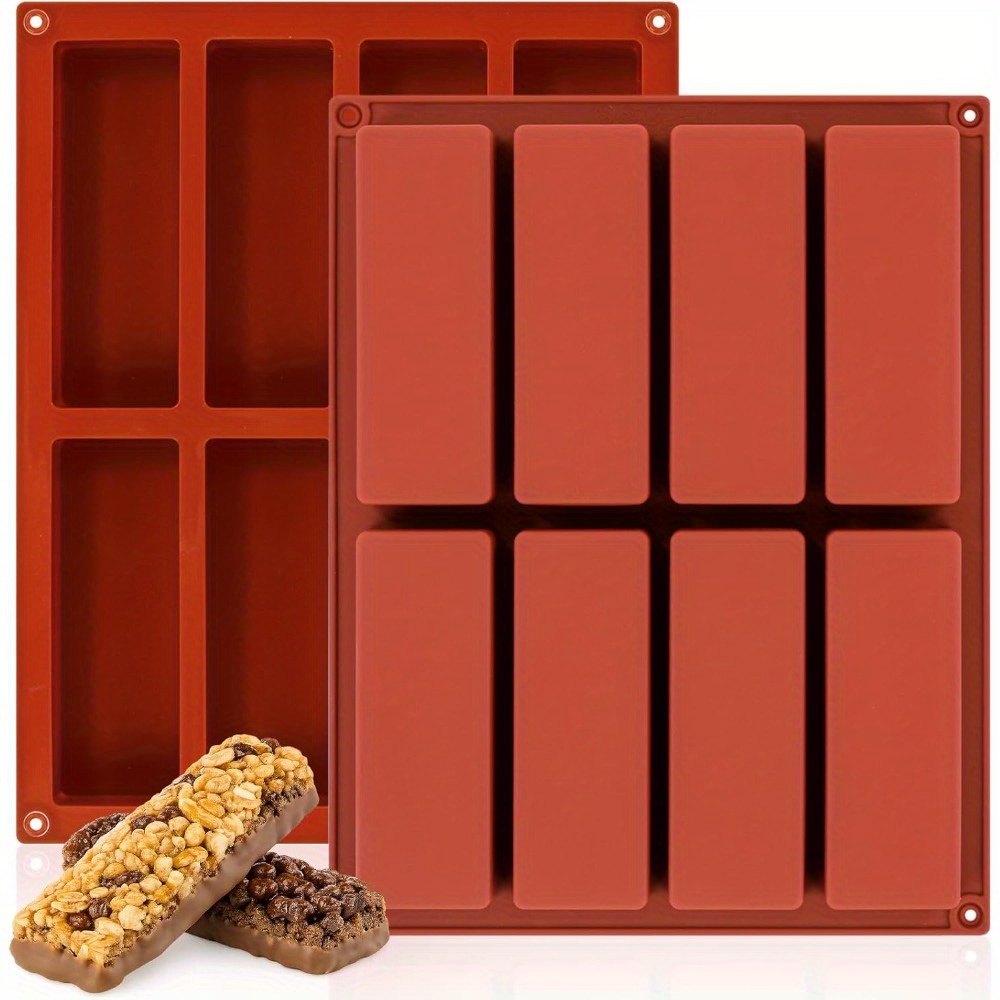8 キャビティ シリコーン グラノーラ バー型 1 個 -  - Protein Bar のレビューと価格