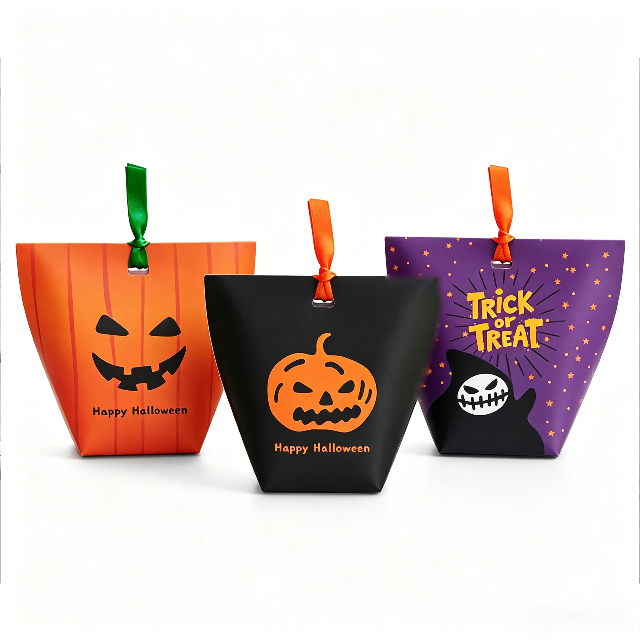 50個入り、リボン付きのハロウィーン用、ユニークなデザインの - Chocolate Snack のレビューと価格