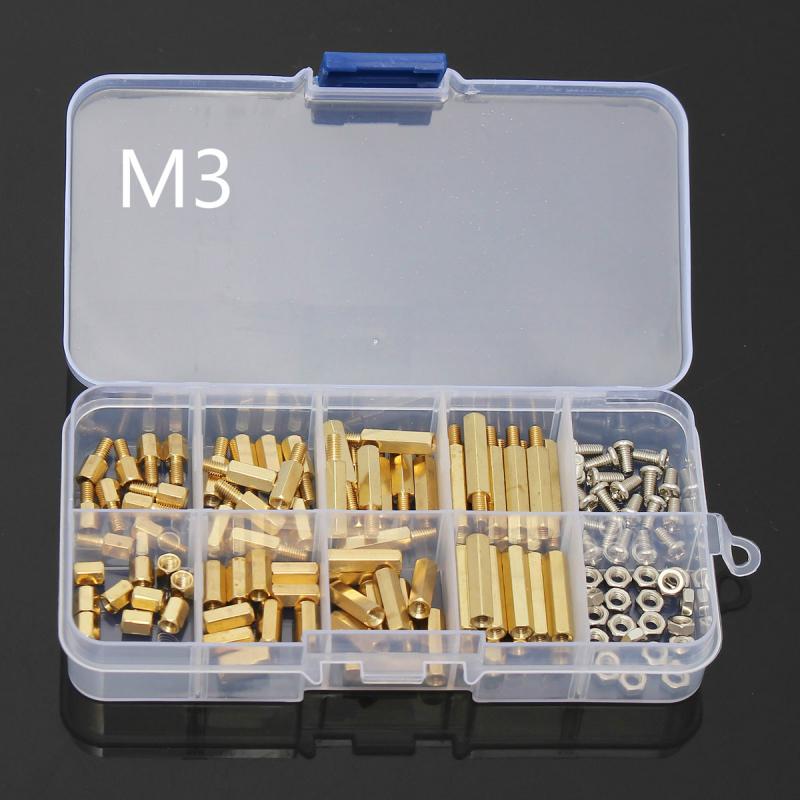 120 個 M3 オスメス真鍮六角柱スタンドオフサポートスペ - Nuts Mix のレビューと価格