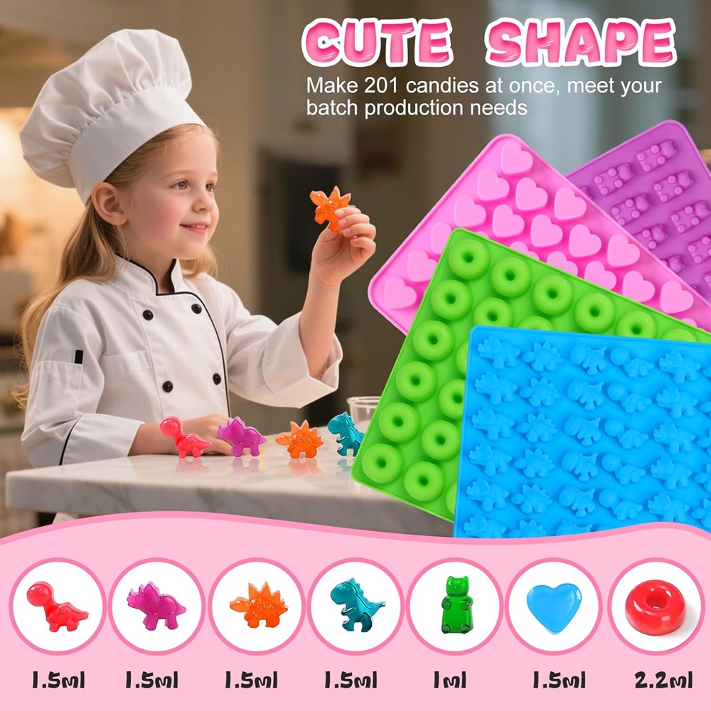 ラブハートグミチョコレートキャンディ型、ミニグミ型（ドロッパ - Gummy Candy のレビューと価格