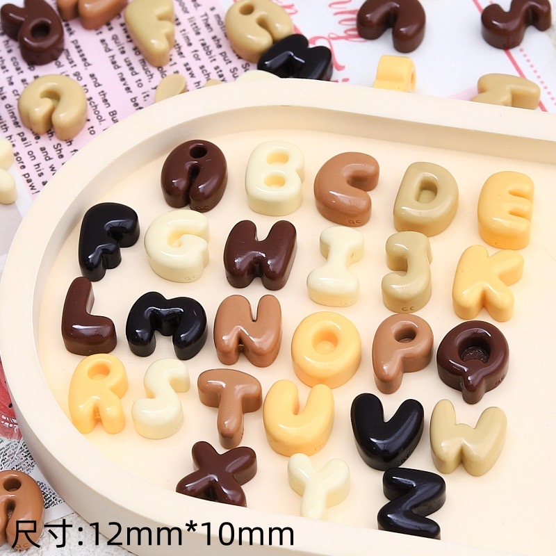 30 個新しいかわいい樹脂漫画模擬チョコレート、クッキー、葉 - Chocolate Snack のレビューと価格