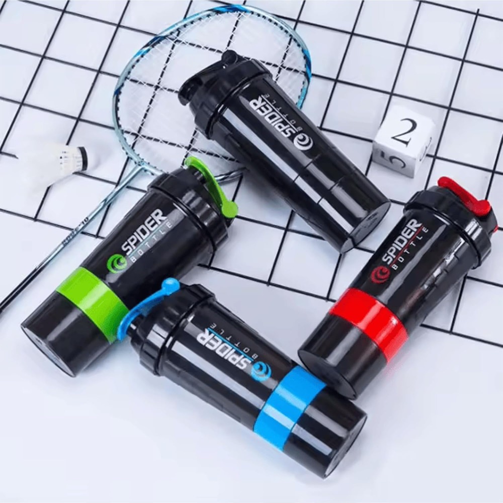 3層シェーカープロテインボトルパウダーシェイクカップウォータ - Protein Bar のレビューと価格