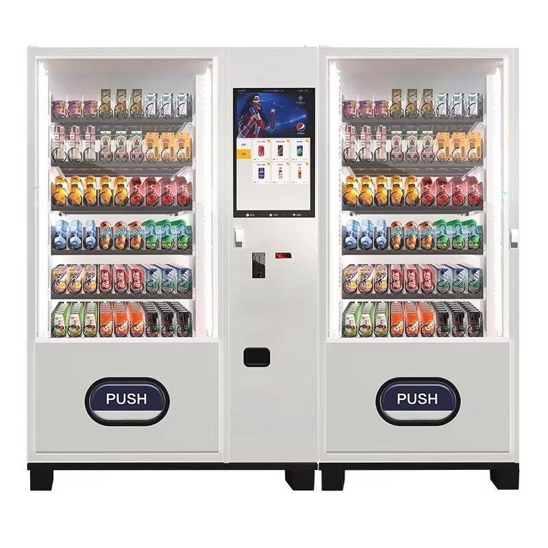 自動冷蔵飲料販売機スマート飲料スナック食品ディスペンサー商業 - Food Snacks Drinks のレビューと価格