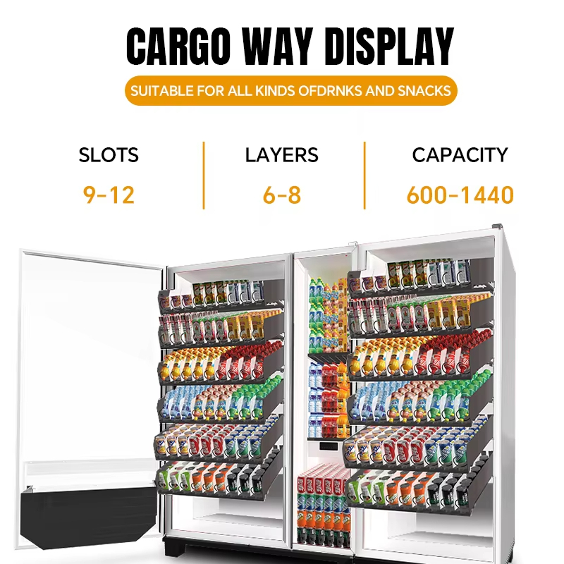 自動冷蔵飲料販売機スマート飲料スナック食品ディスペンサー商業 - Food Snacks Drinks のレビューと価格