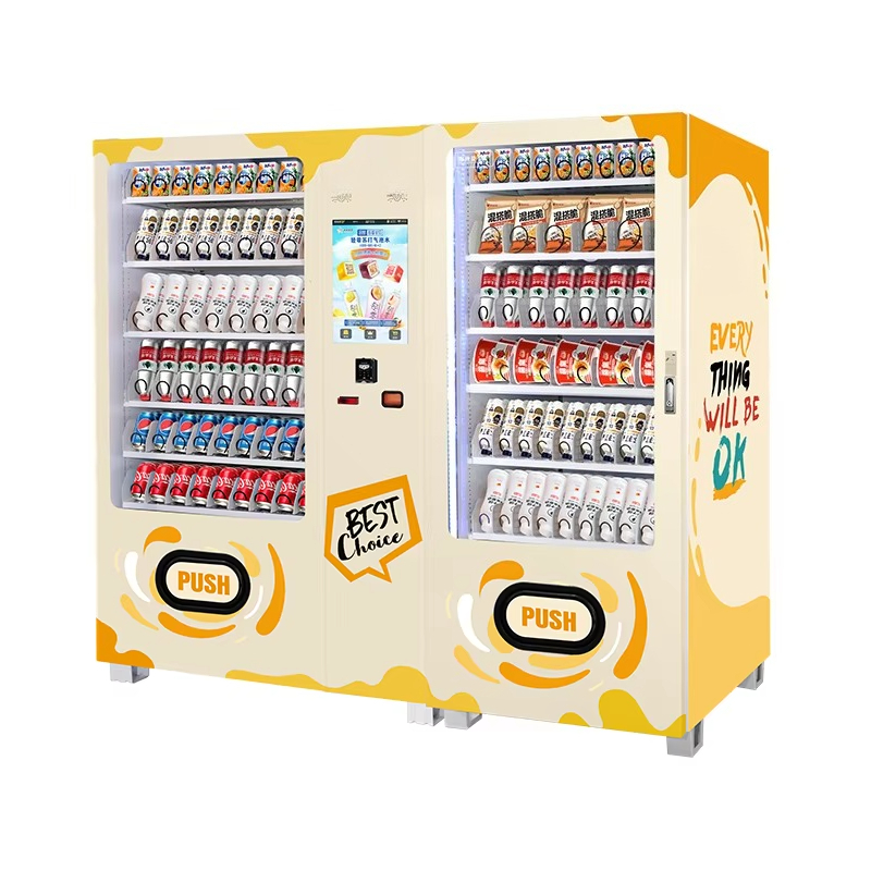 自動冷蔵飲料販売機スマート飲料スナック食品ディスペンサー商業 - Food Snacks Drinks のレビューと価格