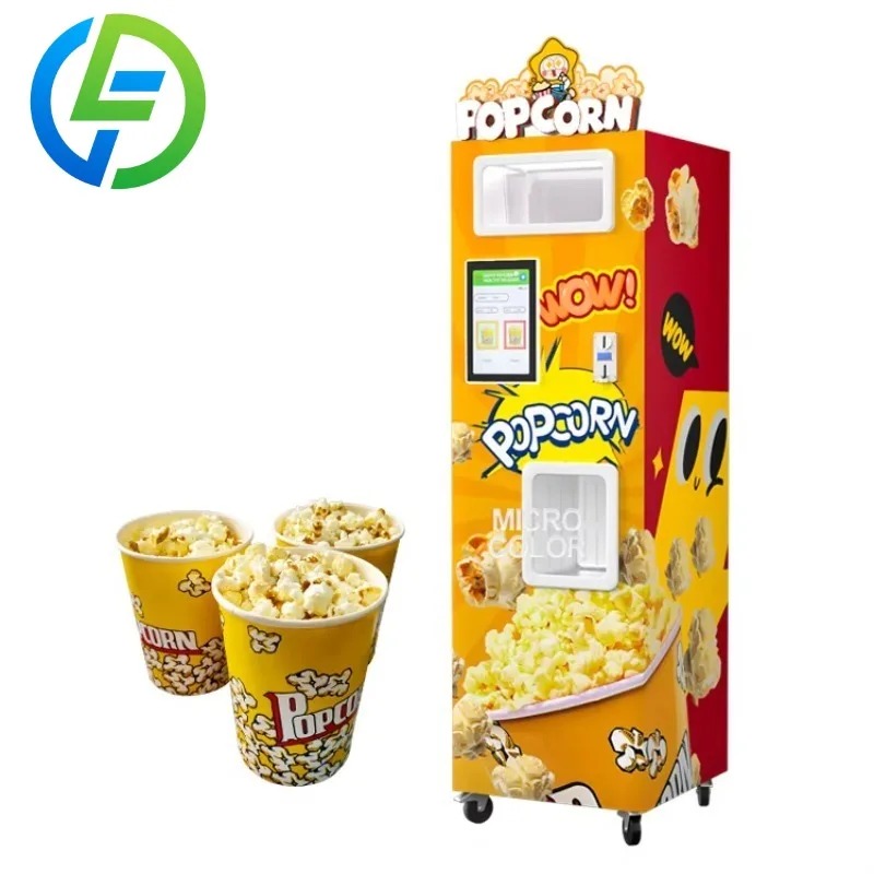カスタマイズ可能な工場直送新型自動ポップコーン販売機 110 - Popcorn のレビューと価格