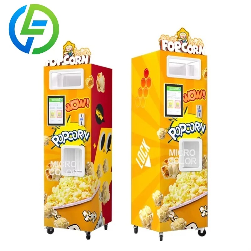 カスタマイズ可能な工場直送新型自動ポップコーン販売機 110 - Popcorn のレビューと価格
