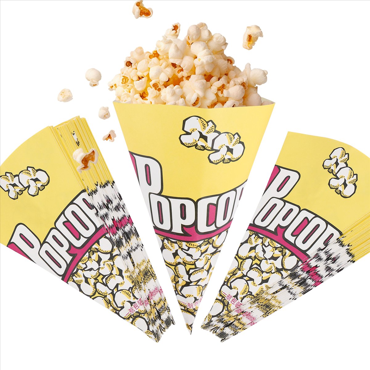【プロモーション】100X ポップコーンバッグ 紙袋 アーモ - Popcorn のレビューと価格