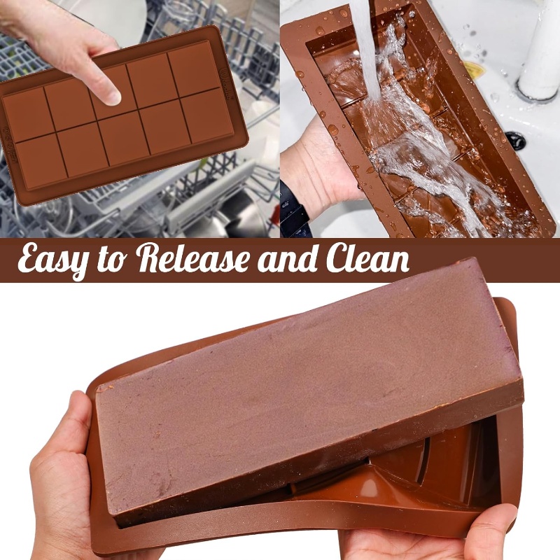 チョコレートバー型 シリコーンバー 割れるワックスメルト型  - Protein Bar のレビューと価格