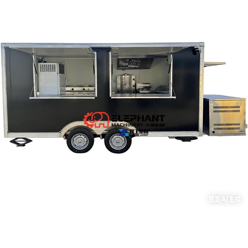 ステンレス製多機能モバイルフードトレーラー、路上スナックケー - Food Snacks Catering のレビューと価格