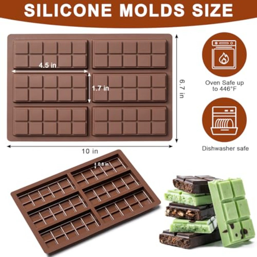チョコレートバー型 ノンスティックチョコレート型 100個  - Chocolate Snack のレビューと価格