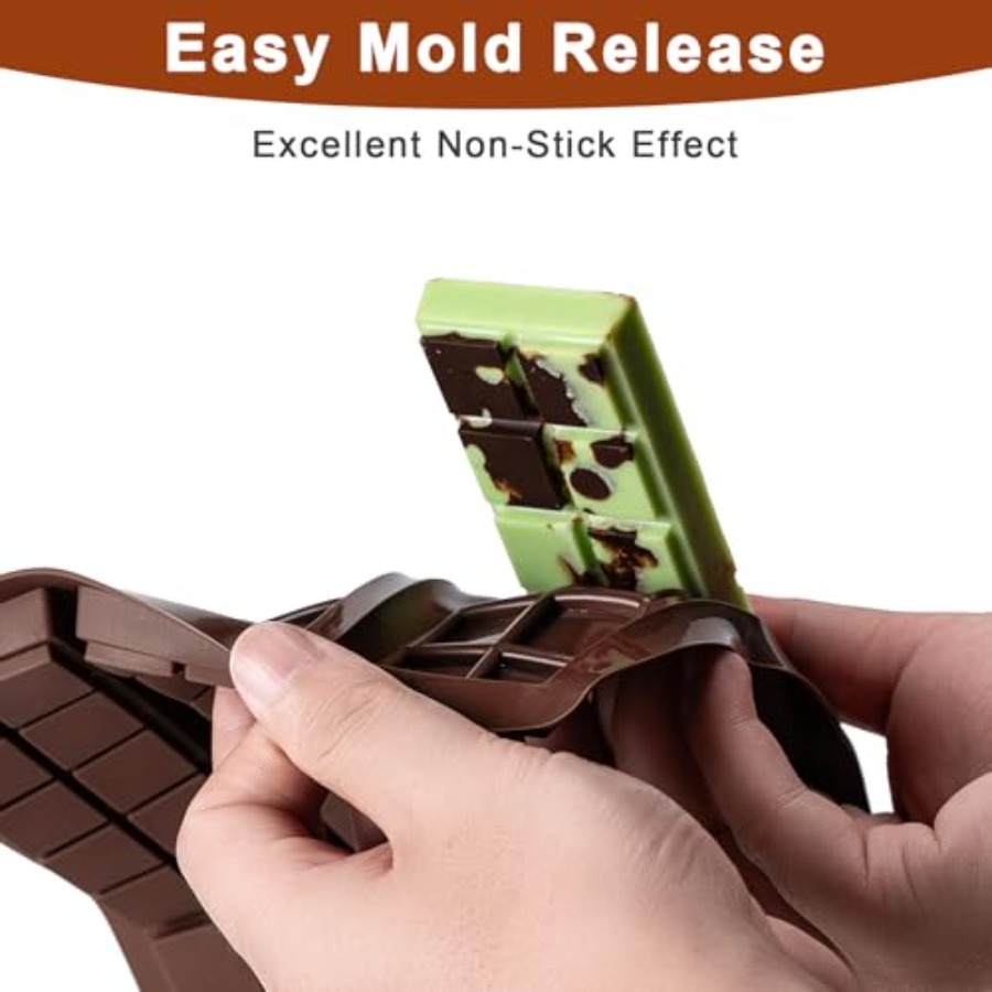 チョコレートバー型 ノンスティックチョコレート型 100個  - Chocolate Snack のレビューと価格
