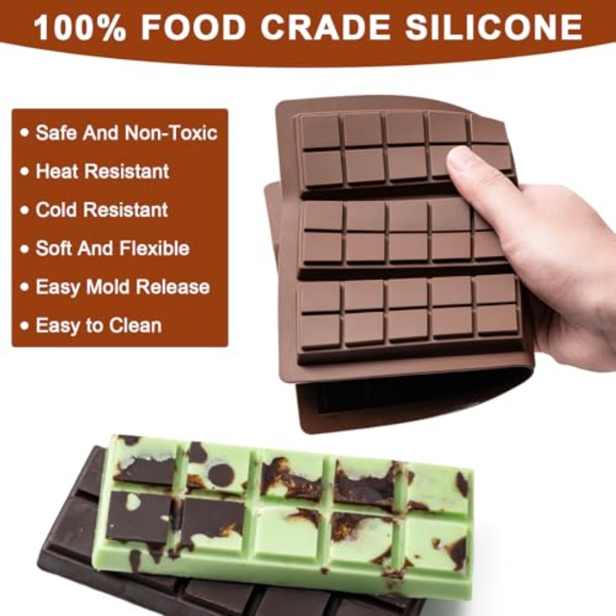 チョコレートバー型 ノンスティックチョコレート型 100個  - Chocolate Snack のレビューと価格