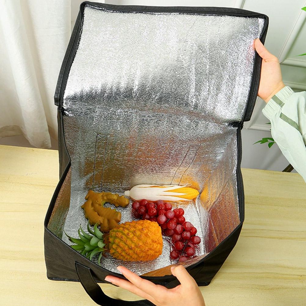 再利用可能な断熱フードバッグ、ピザテイクアウトバッグ、折りた - Food Snacks Delivery のレビューと価格