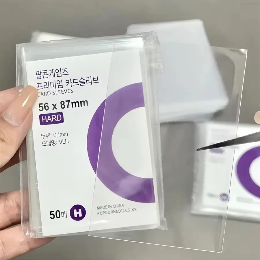 500枚入り 韓国製 カードスリーブ HD透明 K-POPア - Popcorn のレビューと価格