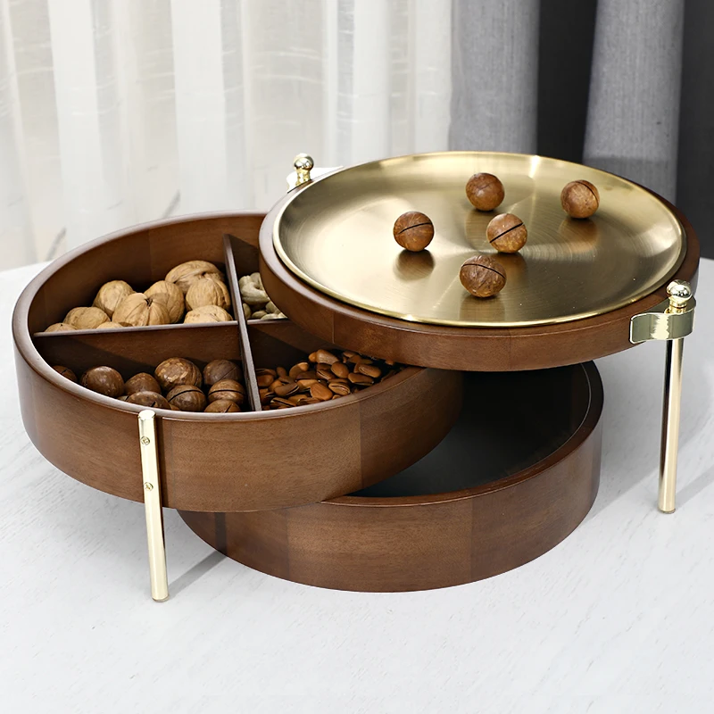 3層ドライフルーツプレート、ナッツ収納ボックス、家庭用リビン - Dried Fruit のレビューと価格