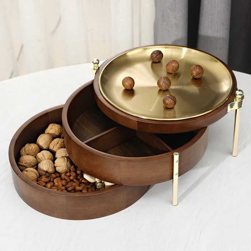 3層ドライフルーツプレート、ナッツ収納ボックス、家庭用リビン - Dried Fruit のレビューと価格